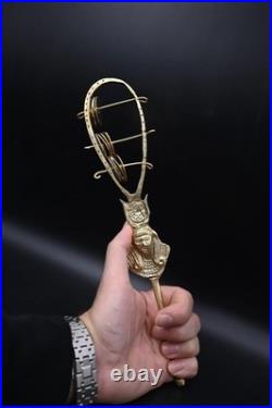 Authentic Ancient Egyptian Antiques Rare Egyptian Sistrum of Hathor Egyptian BC