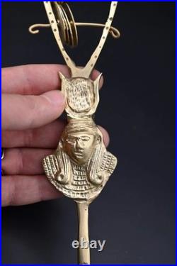Authentic Ancient Egyptian Antiques Rare Egyptian Sistrum of Hathor Egyptian BC