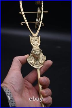 Authentic Ancient Egyptian Antiques Rare Egyptian Sistrum of Hathor Egyptian BC