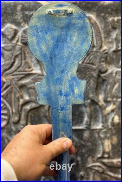 Authentic Ancient Egyptian Antiques Stick Hathor Figurine BC