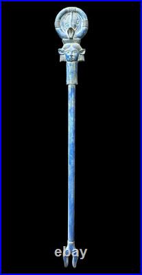 Authentic Ancient Egyptian Antiques Stick Hathor Figurine BC