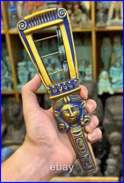 Authentic Ancient Egyptian Antiquities Rare Hathor Sistrum Musical Instrument BC