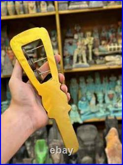 Authentic Ancient Egyptian Antiquities Rare Hathor Sistrum Musical Instrument BC