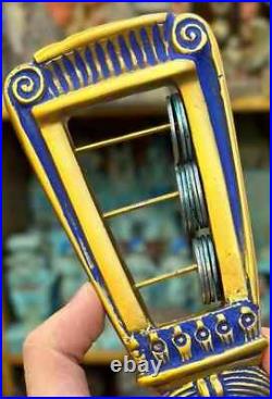 Authentic Ancient Egyptian Antiquities Rare Hathor Sistrum Musical Instrument BC