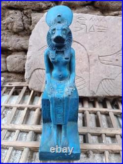 Authentic Ancient Egyptian Antiquities Statue of Goddess Sekhmet Lady of War BC