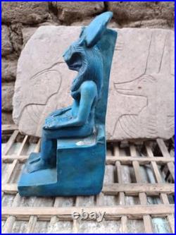 Authentic Ancient Egyptian Antiquities Statue of Goddess Sekhmet Lady of War BC