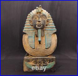 Authentic Ancient Egyptian King Tutankhamun Statue Rare Pharaonic Collectible