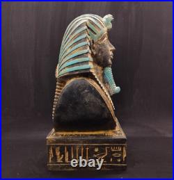 Authentic Ancient Egyptian King Tutankhamun Statue Rare Pharaonic Collectible