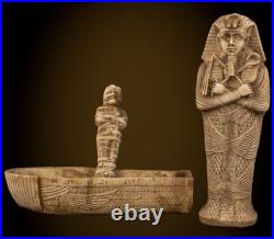 Authentic Ancient Egyptian Statue King Tutankhamun Mummy Rare Antiquity BC