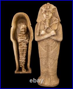 Authentic Ancient Egyptian Statue King Tutankhamun Mummy Rare Antiquity BC