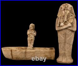Authentic Ancient Egyptian Statue King Tutankhamun Mummy Rare Antiquity BC
