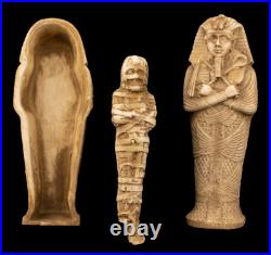 Authentic Ancient Egyptian Statue King Tutankhamun Mummy Rare Antiquity BC