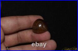 Authentic Ancient Large Banded Agate Carnelian Stone Bead in Perfect Condition