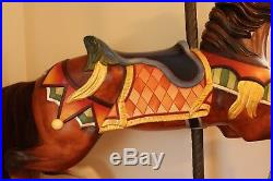 Authentic, Antique CHAS. CARMEL CAROUSEL HORSE c. 1910 The real thing