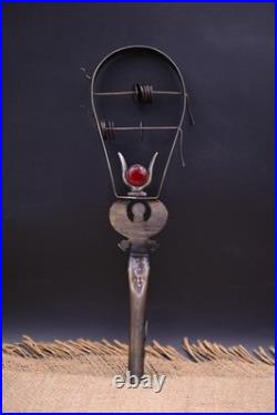 Authentic Copper Pharaonic Scarab sistrum Unique Ancient Egyptian Antiquities BC