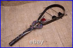 Authentic Copper Pharaonic Scarab sistrum Unique Ancient Egyptian Antiquities BC