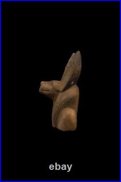 Authentic Egyptian Head Rare Egyptian Antiquities God Anubis Pharaonic BC