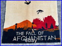 Authentic Handmade Afghan War Wool Rug Unique Tribal Collectible Decor 3 x 2 Ft