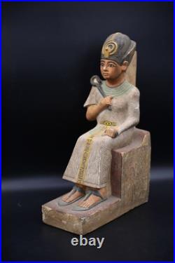 Authentic Pharaonic Statue King Khufu Rare Ancient Egyptian Antiquities Egypt BC