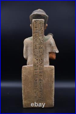 Authentic Pharaonic Statue King Khufu Rare Ancient Egyptian Antiquities Egypt BC
