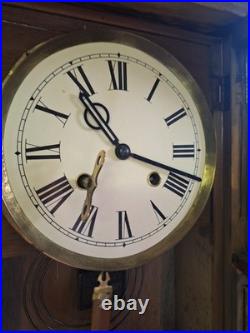 Authentic Pony Express System Verified 1900 Regulator Clock-Excellent Cond