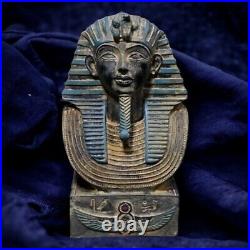 Authentic Rare Ancient Egyptian Antiquities Exquisite Stone Statue of Pharaoh