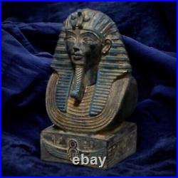 Authentic Rare Ancient Egyptian Antiquities Exquisite Stone Statue of Pharaoh