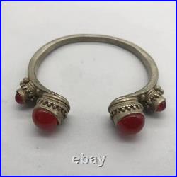 Authentic Silver Bracelet Ancient Tibet Antiquities symbol of indestructibility