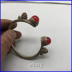 Authentic Silver Bracelet Ancient Tibet Antiquities symbol of indestructibility