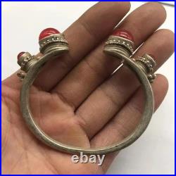 Authentic Silver Bracelet Ancient Tibet Antiquities symbol of indestructibility