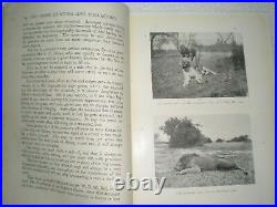 BIG GAME HUNTING COLLECTING EAST AFRICA 1903-1926 ANTIQUE BOOK illustration 1929