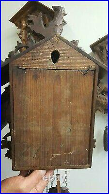 Beautiful 8 day antique black forest cuckoo clock from Germany