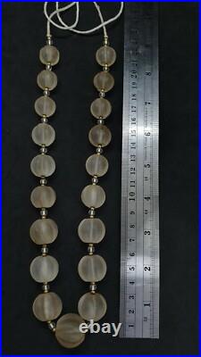Beautiful Ancient Crystal Quartz Carving Beads #2W