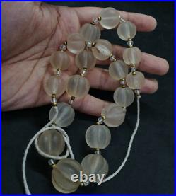 Beautiful Ancient Crystal Quartz Carving Beads #2W