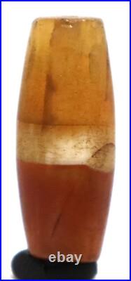 Beautiful ancient agate bead size 22.3/9.5mm