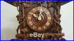 Beautiful antique beha shelf cuckoo clock from Germany