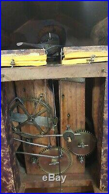 Beautiful antique beha shelf cuckoo clock from Germany