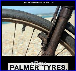 Best Offer 1902 ROYAL ENFIELD ROADSTER Original Palmer Tyre! Vintage Bicycle