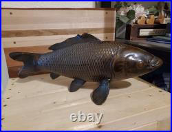 Bronze Antique Carp, Collector's Item, HEAVY