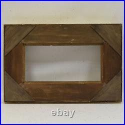 Ca. 1880-1900 Old decorative wooden painting picture frame 15,7 x 7,9 in inside