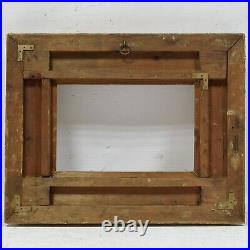 Ca. 1880-1900 old wooden painting frame fold dimensions 12.8 x 8.3 in