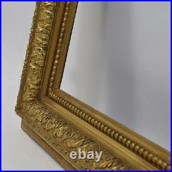 Ca. 1880-1900 old wooden picture frame dimensions 15.5 x 11.6 in inside