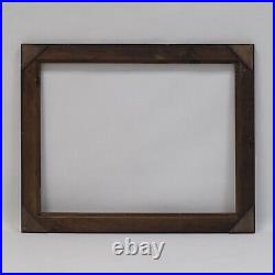 Ca. 1890 old wooden picture frame in original condition 20.5 x 15.9 in inside