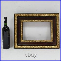 Ca. 1930-1950 Antique wooden frame imitation gold leaf 12 x 7.9 in