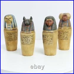 Canopic Statue Ancient Figurine Egyptian Antiquities Egypt BC RARE 4 Canopic