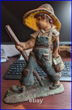 Cast Iron Doorstop Littco Products Huck Finn