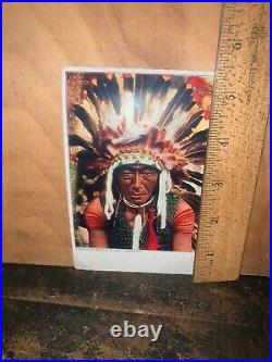 Chief Bill-Rock Antique Postcard Vintage