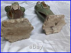 Chinese Tomb Attendant PAIR Man and Woman Great ANTIQUES Great Condition