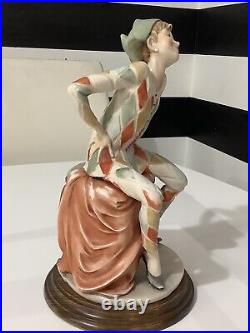 Collectible Antique Joker Giuseppe Armani Porcelain Sculpture