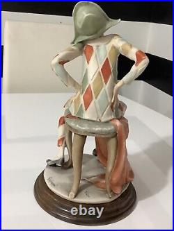 Collectible Antique Joker Giuseppe Armani Porcelain Sculpture